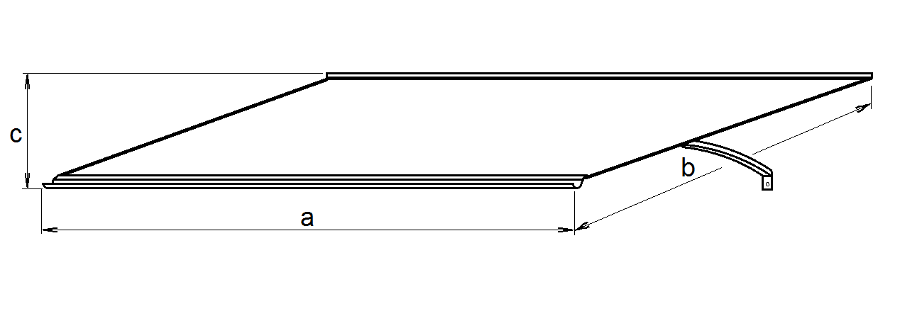 drawing of Meles roof