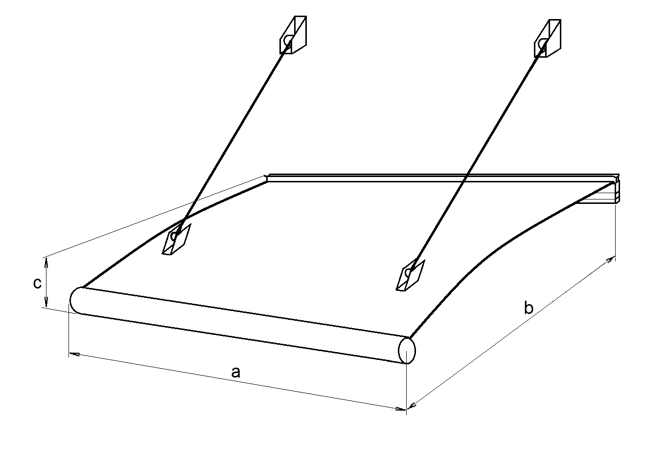 drawing of Rubin roof