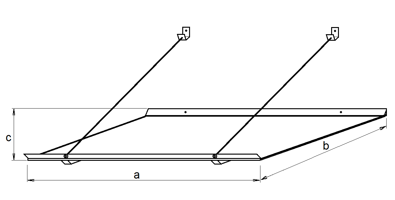 drawing of SP1 roof