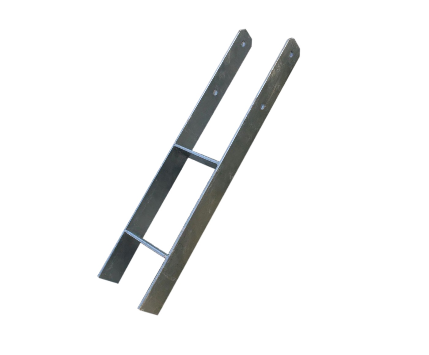 KARIBU - ocelová H - kotva do země 12 x 12 cm, délka 80 cm