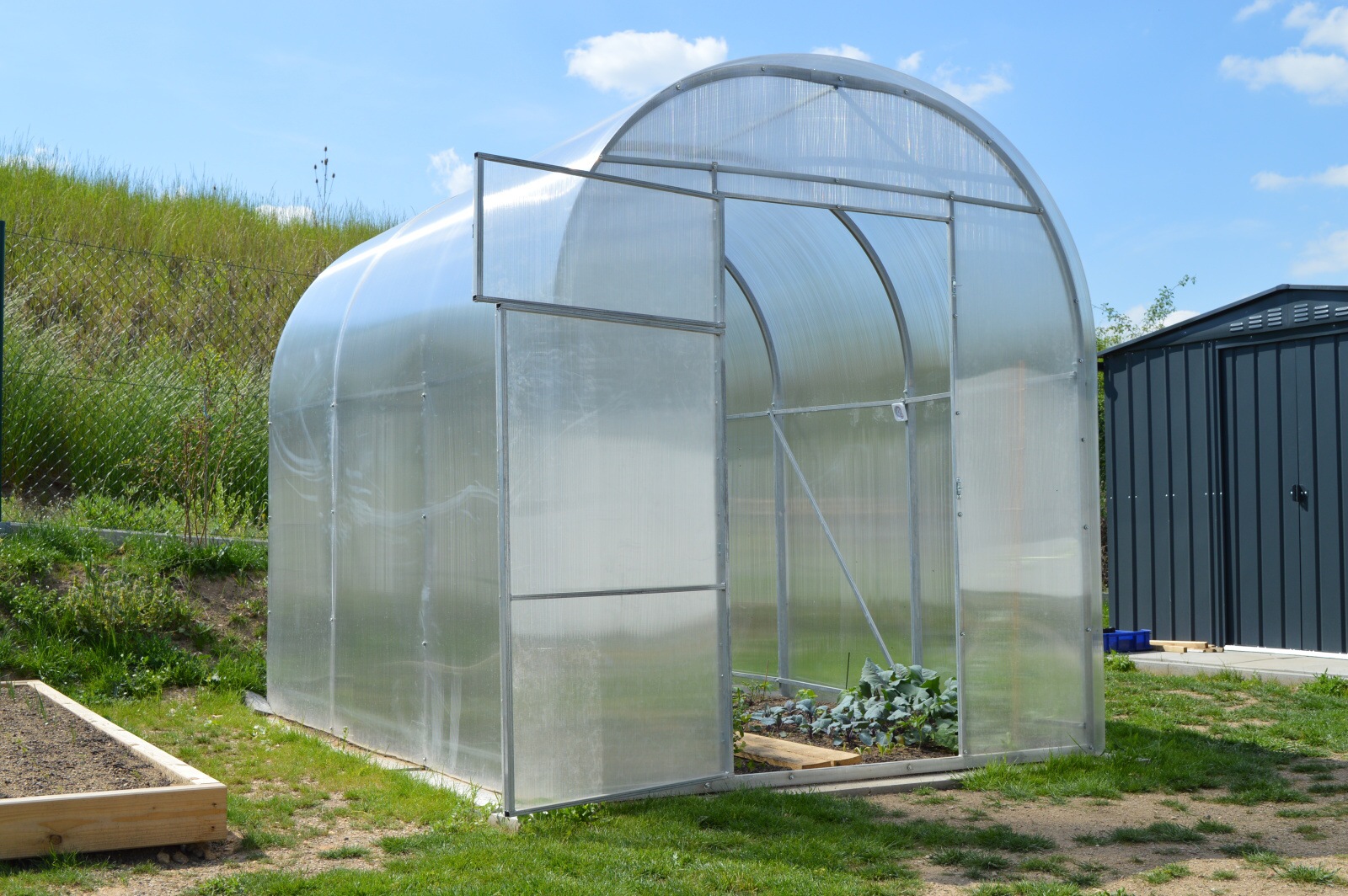 skleník LANITPLAST DNĚPR 2,10x3 m PC 4 mm