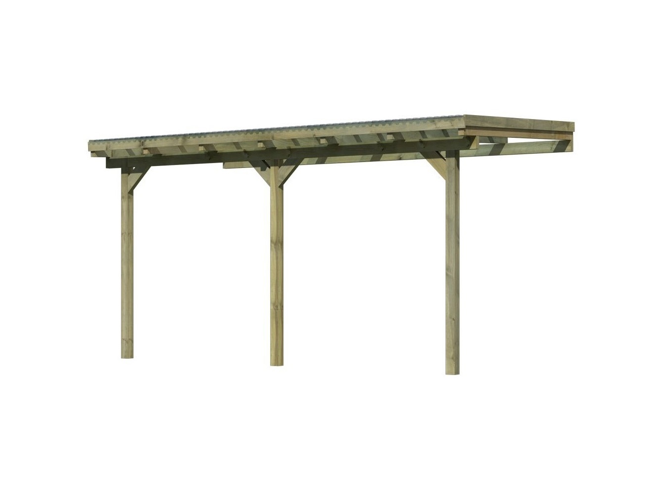 dřevěná pergola KARIBU ECO 1B (64648)