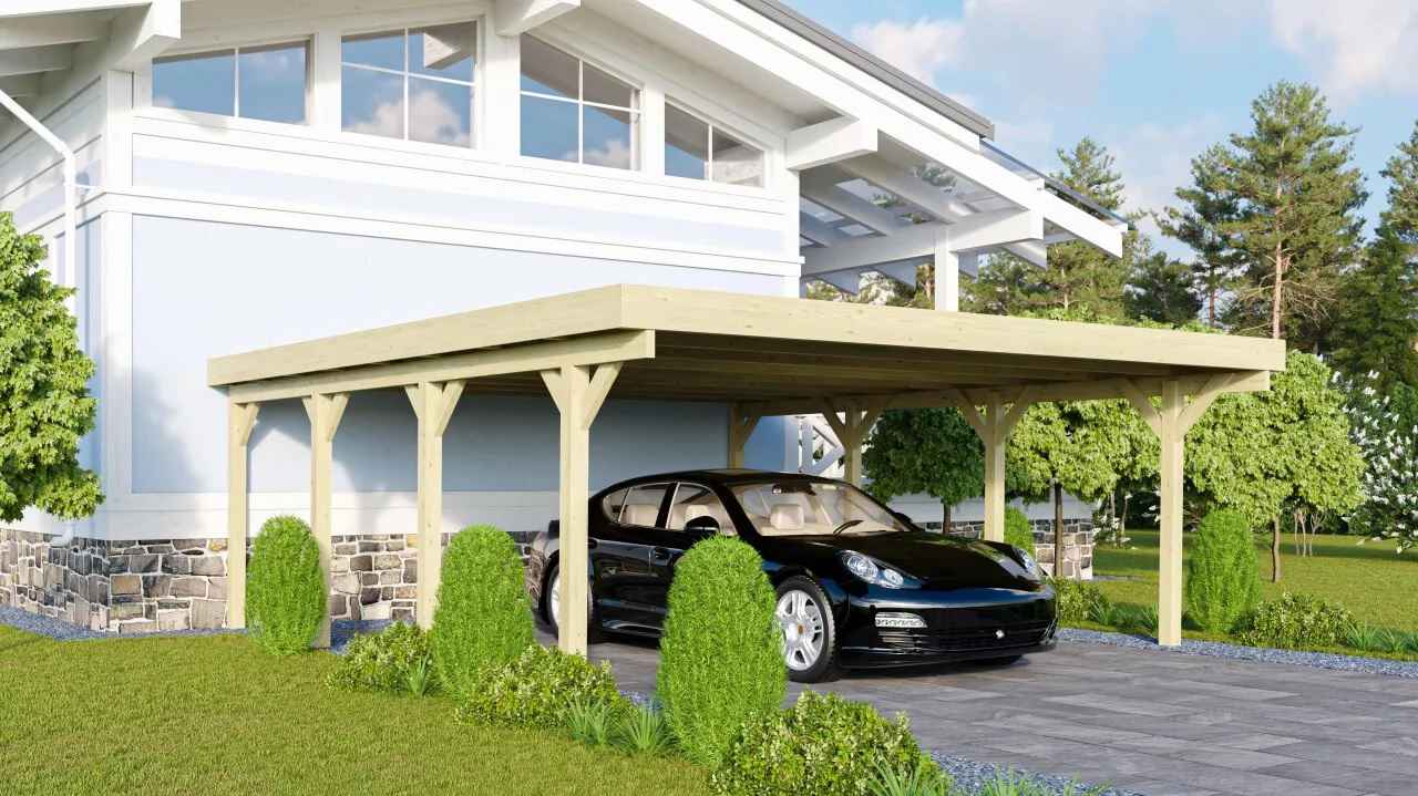 carport KARIBU CLASSIC 2A 61960 LG3310