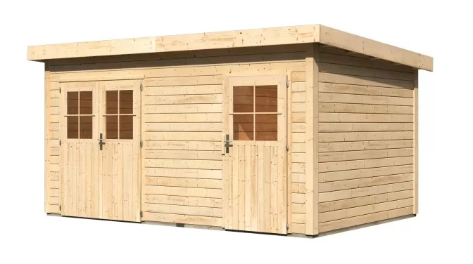 dřevěný domek KARIBU MATTRUP (64281) natur LG3600