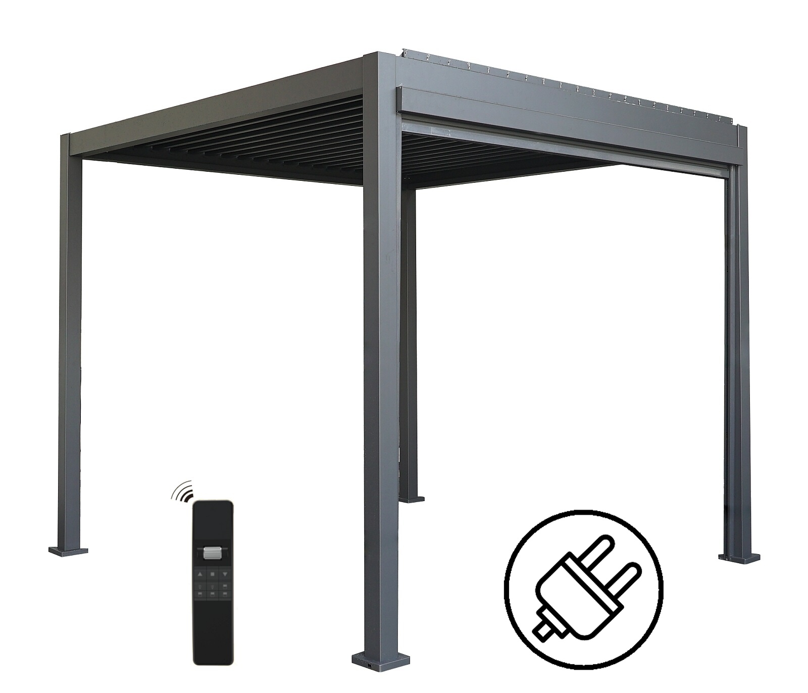 hliníková pergola LANITPLAST BIOCLIMATIC 43 PREMIUM PLUS LG4092