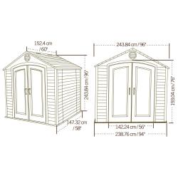 plastový domek LIFETIME 6418 DIY