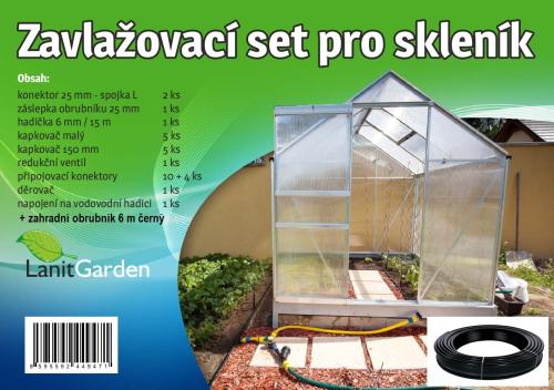 univerzální zavlažovací sada LANITPLAST s 6 m obrubníkem