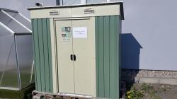 domek LANITPLAST LANITSTORAGE 6x4 - postavený, z výstavy PLZEŇ