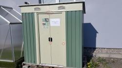 domek LANITPLAST LANITSTORAGE 6x4 - postavený, z výstavy PLZEŇ