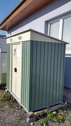 domek LANITPLAST LANITSTORAGE 6x4 - postavený, z výstavy PLZEŇ
