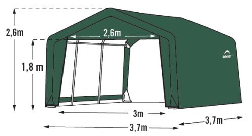 plachtový přístřešek SHELTERLOGIC 3,7 x 3,7 m - 70474EU