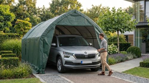 Garaż plandekowy 3,9x6,1 m - 62730EU