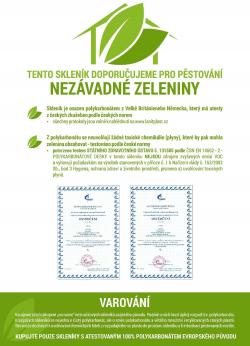 skleník LANITPLAST DODO BIG 8x10 PC 4 mm šedý