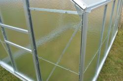 skleník VITAVIA VENUS 2500 matné sklo 4 mm stříbrný
