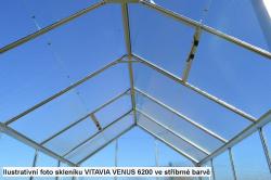 skleník VITAVIA VENUS 5000 matné sklo 4 mm zelený