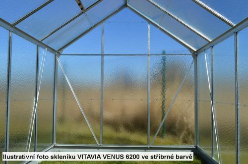 skleník VITAVIA VENUS 7500 matné sklo 4 mm zelený