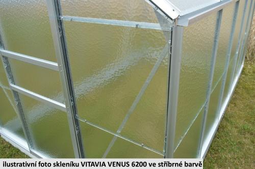 skleník VITAVIA VENUS 7500 matné sklo 4 mm zelený