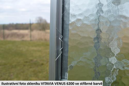 skleník VITAVIA VENUS 7500 matné sklo 4 mm zelený