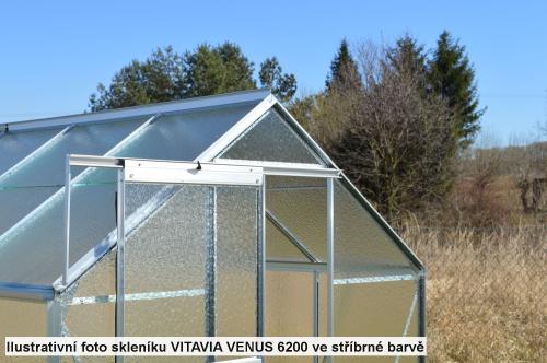 skleník VITAVIA VENUS 7500 matné sklo 4 mm zelený