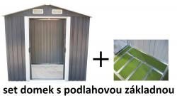 set domek se základnou MAXTORE 86 šedý