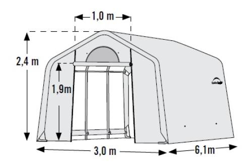 fóliovník 3,0x6,1 m - 35 mm - 70658EU