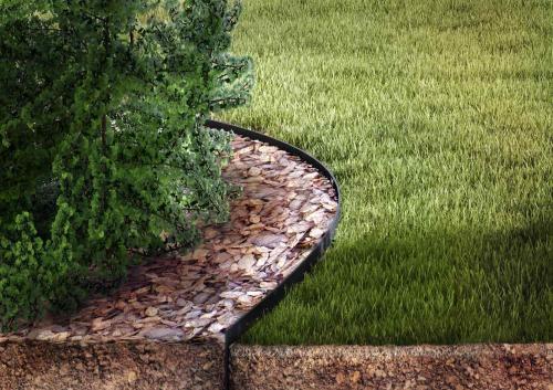 záhradný obrubník GARDEN EDGE HOBBY 20 m čierny