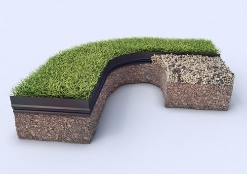záhradný obrubník GARDEN EDGE HOBBY 20 m čierny