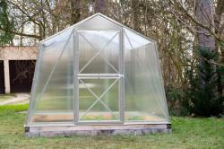 skleník LANITPLAST DODO BIG 8x7 + DÁRKY PC 4 mm šedý