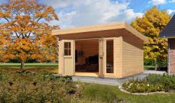 dřevěný domek KARIBU TECKLENBURG 1 (83407) natur