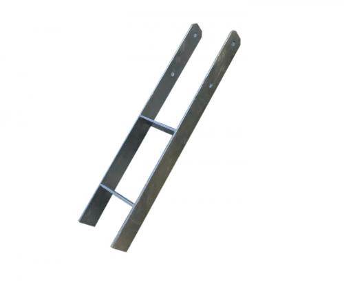 KARIBU - ocelová H - kotva do země 12 x 12 cm, délka 80 cm (40988)