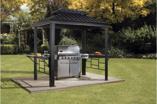 zahradní altán SOJAG MESSINA BBQ 168x 243 cm