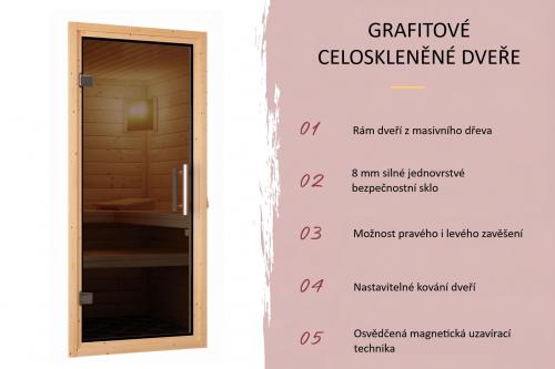 finská sauna KARIBU SIIRIN (71376)