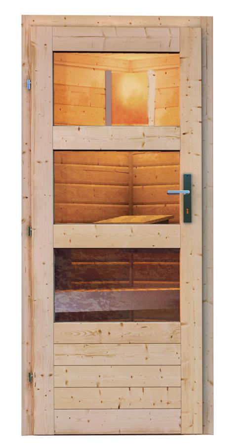 finská sauna KARIBU TORGE (86183) natur