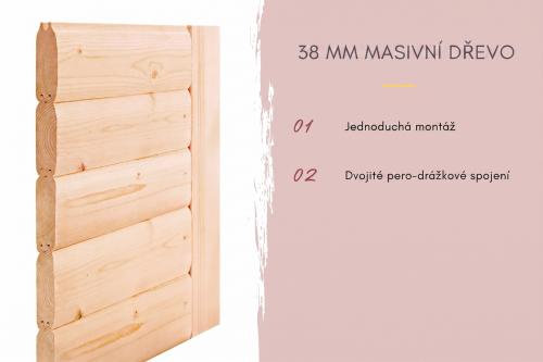 finská sauna KARIBU SELENA (6164)