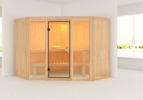 finská sauna KARIBU FLORA 2 (52953)