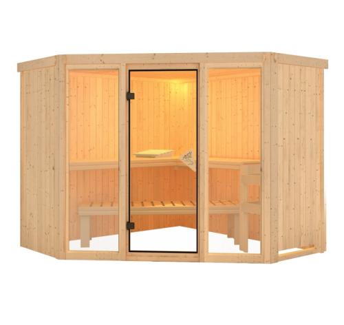 finská sauna KARIBU FLORA 2 (52953)