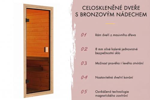 finská sauna KARIBU SANDRA (6160)