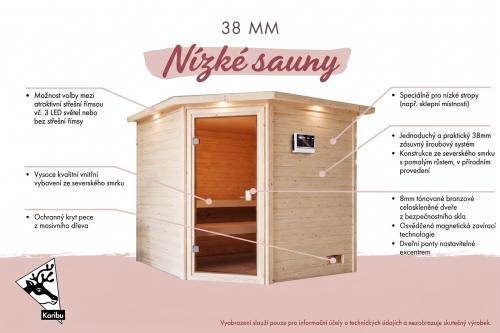 finská sauna KARIBU JELLA (6166)