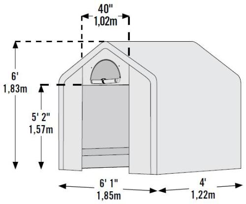 náhradní plachta pro fóliovník 1,8x1,2 m (70208EU)