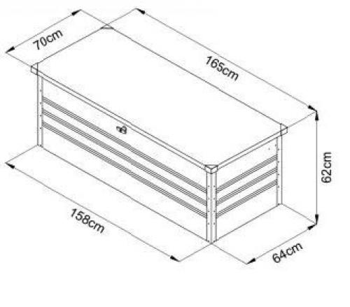 úložný box LANITPLAST LARGE 600 - II.jakost