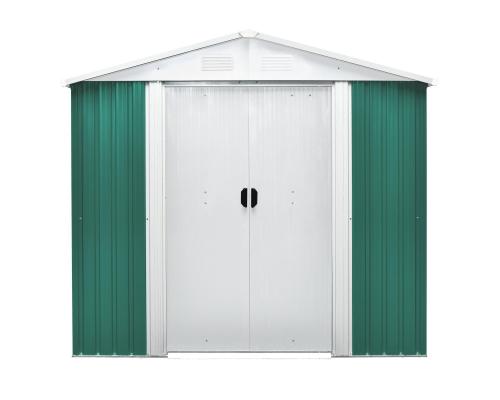 zahradní domek MAXTORE 106 ZELENÝ - SET SE ZÁKLADNOU