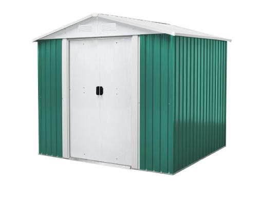 zahradní domek MAXTORE 106 ZELENÝ - SET SE ZÁKLADNOU