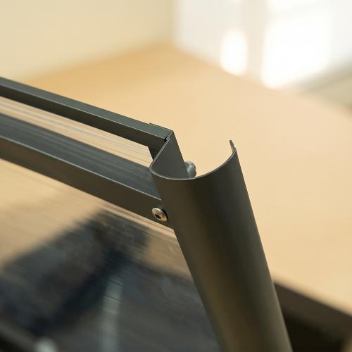 bejárati előtető LANITPLAST TOPAZ 130/70 antracit