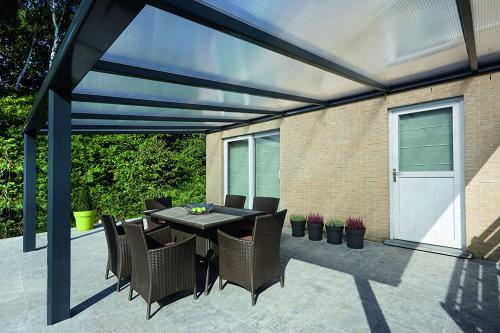 hliníková pergola SKYLUX CLIMALUX 3,0 x 4,0 m antracit