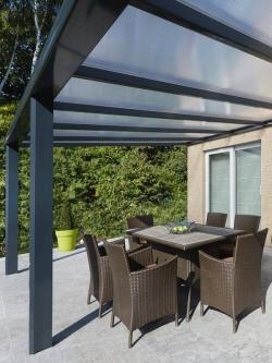 hliníková pergola SKYLUX CLIMALUX 3,0 x 4,0 m antracit