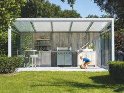 hliníková pergola SKYLUX CLIMALUX 5,0 x 2,5 m antracit