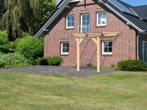 dřevěná pergola KARIBU CLASSIC 1A (64537) natur / čirý PC 10 mm