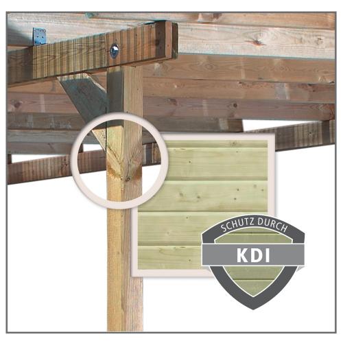 dřevěná pergola KARIBU ECO 1B (64648)