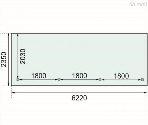 dřevěná pergola KARIBU ECO 1C (64649)