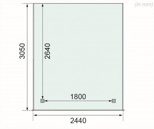 dřevěná pergola KARIBU ECO 2A (64624)
